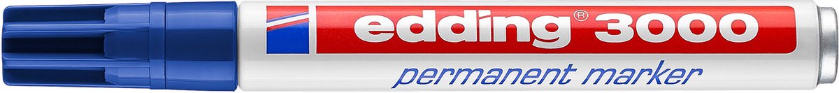 Edding permanent marker 3000 (blauw)