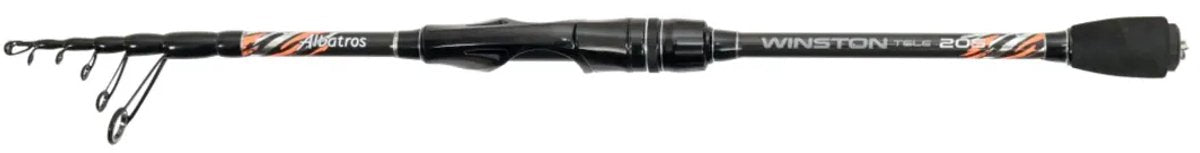 Albatros winston tele 275 7 5-20gr - telescopische reishengel met luxe hoes