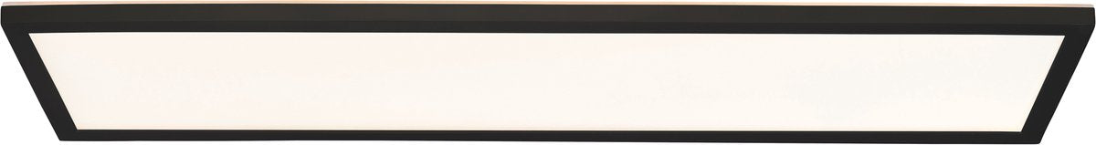 Brilliant sorell - plafondlamp badkamer - led 24w - cct - dimbaar - afstandsbediening - zwart wit