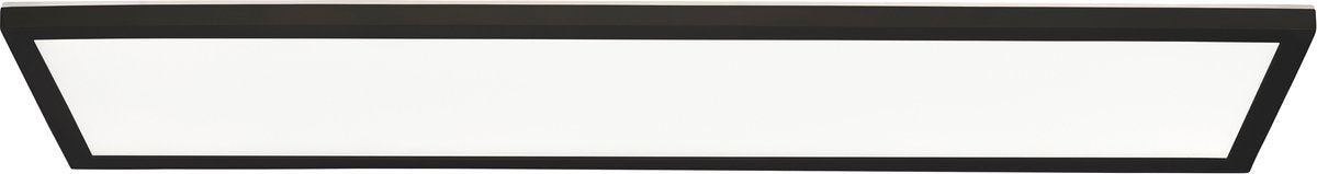 Brilliant sorell - plafondlamp badkamer - led 24w - cct - dimbaar - afstandsbediening - zwart wit