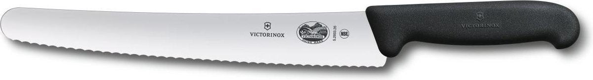 Victorinox banketbakkersmes fibrox - 26cm - gekarteld