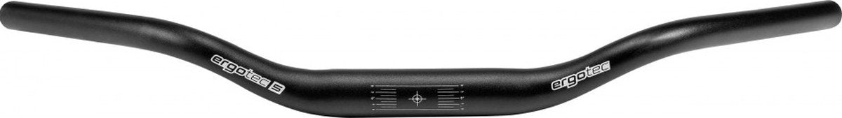 Ergotec stuurklimmer 31.8 620mm aluminium level 5 zwart
