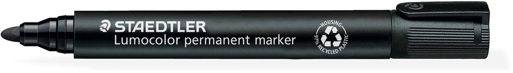 Staedtler 10x viltstift rond zwart 2mm