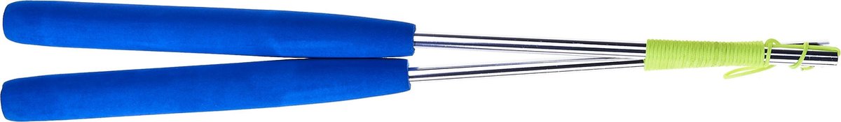 Eureka aluminium diabolostokken - blauw