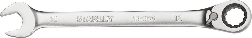 Stanley - fatmax omkeerbare ringsteeksleutel met ratel 12mm - steeksleutel - sleutelgereedschap - 1 stuk(s)