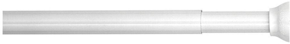 Sealskin - douchegordijnstang - klemstang - aluminium - 110-185 cm - wit