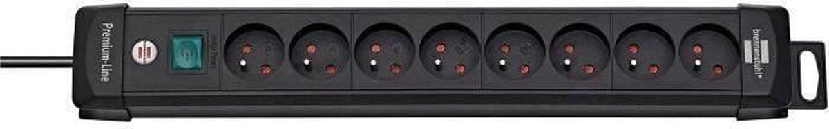 Brennenstuhl power socket 8 sockets with switch