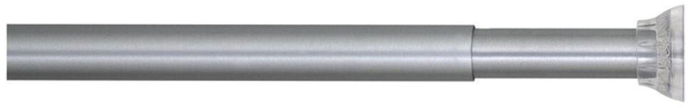 Sealskin douchegordijnstang - klemstang - aluminium - 155-255 cm - mat aluminium