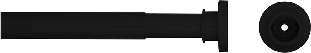Sealskin seallux douchegordijnstang - 125-220 cm - zwart