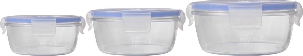 Luminarc pure box active verhoudbak - glas - rond - set-3