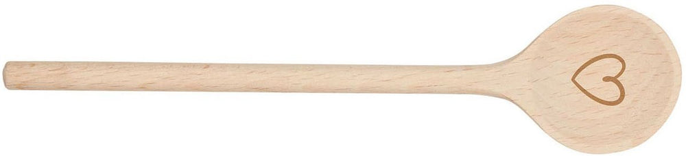 Goki houten pollepel hart, 20cm