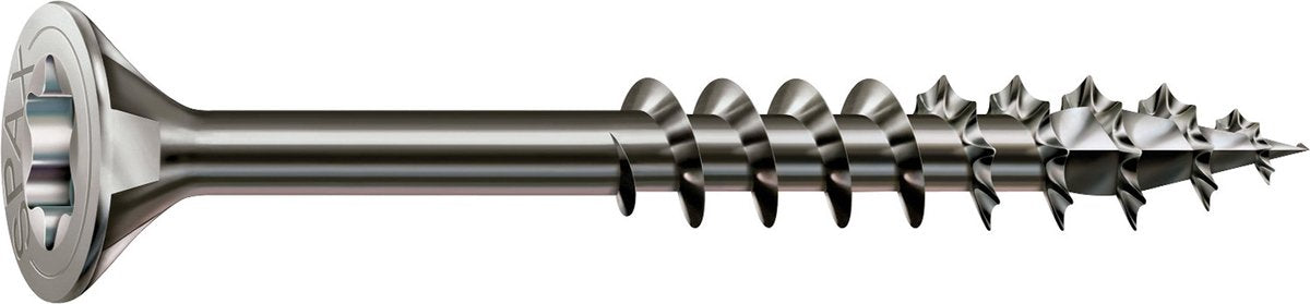 Spax roestvaststalen schroef, 4,5 x 70 mm, 90 stuks, deeldraad, verzonken kop, t-star plus t20, 4cut, roestvast staal a2 - 8000000287749