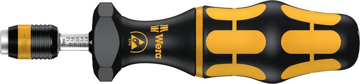 Wera 7400 momentschroevendraaier werkplaats 1.2 - 3 nm