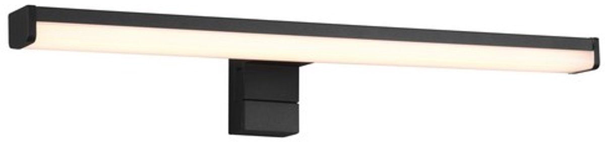 Trio lino - wandlamp - zwart mat - incl. 1x smd 7,4 w - wandmontage - badkamerverlichting
