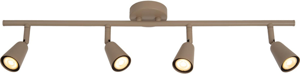 Lucide tiana - plafondspot (plafondlamp) - 4xgu10 - taupe | essential