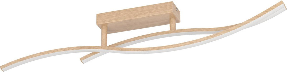 Eglo grisolia plafondlamp - led - 85 cm - bruin|wit