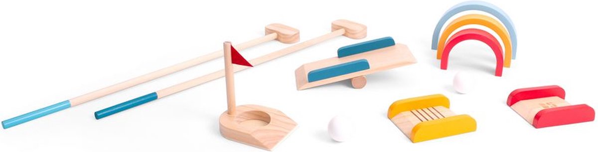 Bs Toys houten golfset