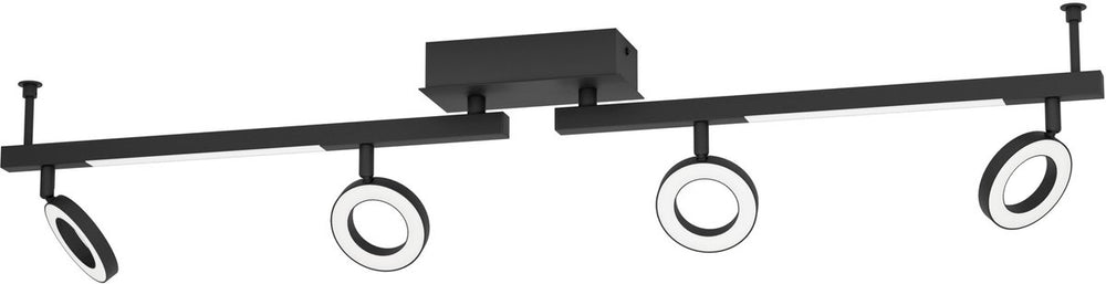 Eglo cardillio 2 spot - led - 98,5 cm - zwart