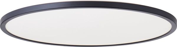Brilliant brennan - plafondlamp - badkamer - led 35w 4000k - 3-step dimmer - ip44 - zwart wit
