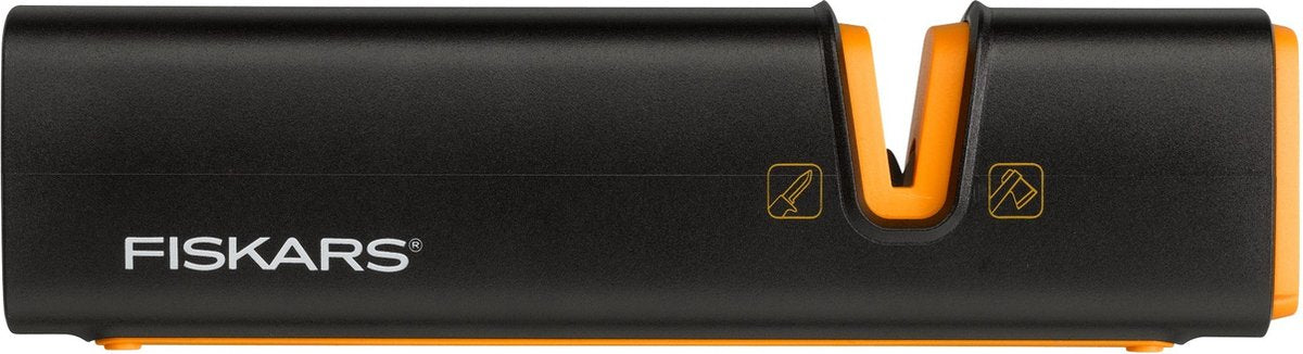 Fiskars bijlslijper - messenslijper - met antislip pads - 16,5 cm