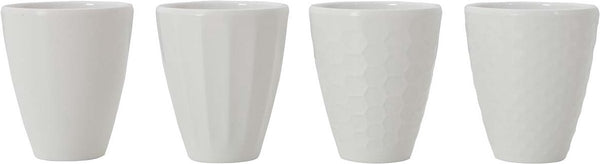 Gimex - royal line - eierdop hoog - ivory - 4 stuks