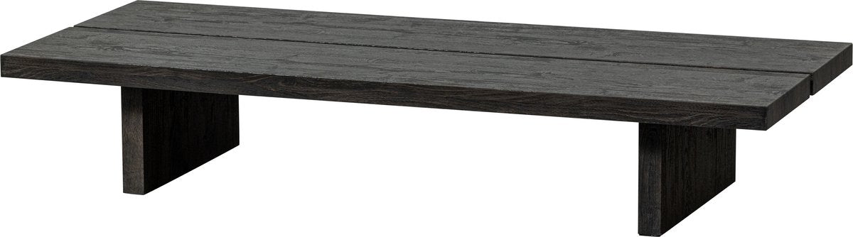 Woood lion salontafel - mdf - donkerbruin - 25x140x60