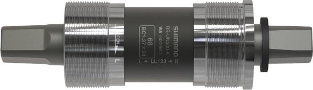Shimano vierkante trapas bb-un300 68mm 127,5mm - kettingkast type