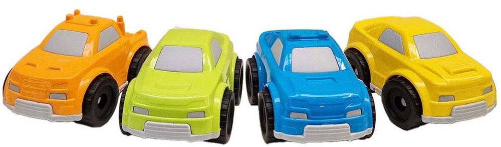 Androni stadsauto kleur, set van 2