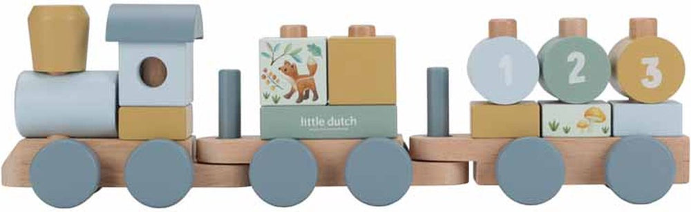 Little dutch forest friends blokkentrein fsc