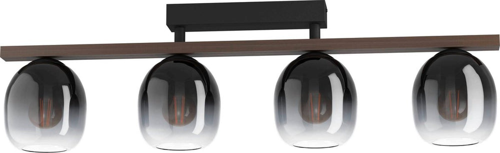 Eglo filago plafondlamp - e27 - 88 cm - zwart bruin