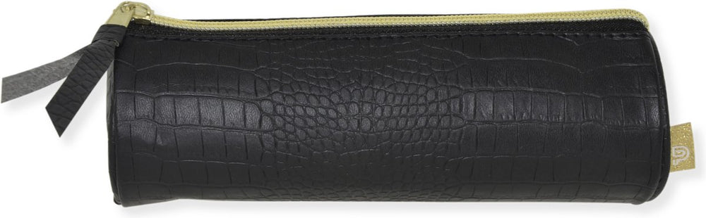 Kangaro kangar etui - pure croco - zwart - 20x6 - rond - k-pm620033skz