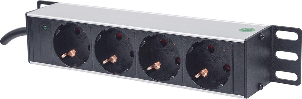 Intellinet - 714020 - 10 inch - stekkerdoos - zwart