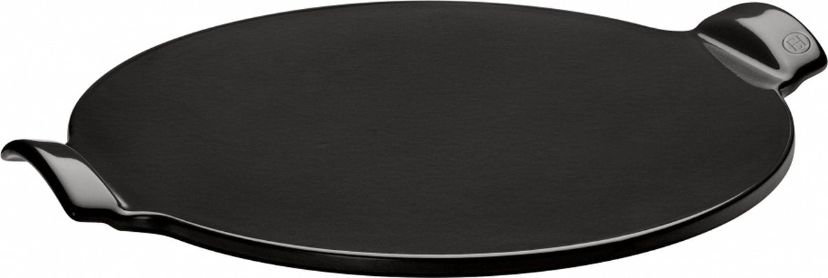 Emile henry pizzasteen glad e-box - ø365mm - fusain