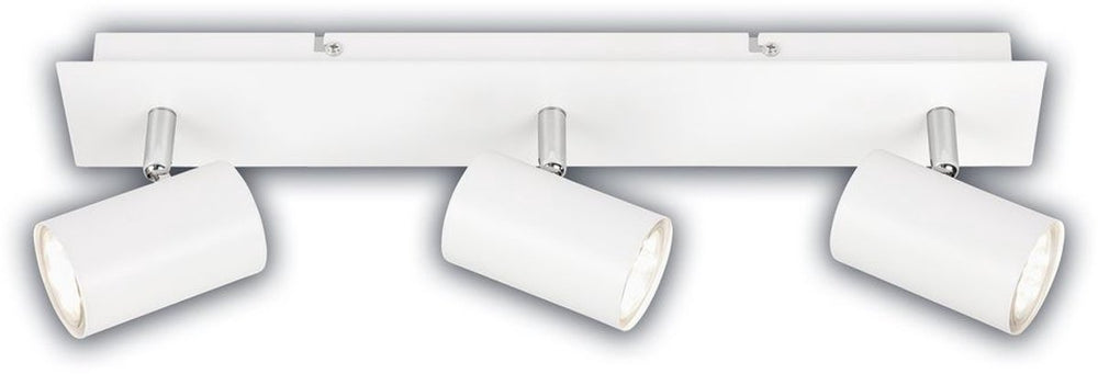B.k.licht briloner isil a – opbouwspot – led plafondlamp – eek a lichtbron* – 50.000u – zwenkbaar spots – vervangbare lichtbron – wit – 45x8x12,3 cm