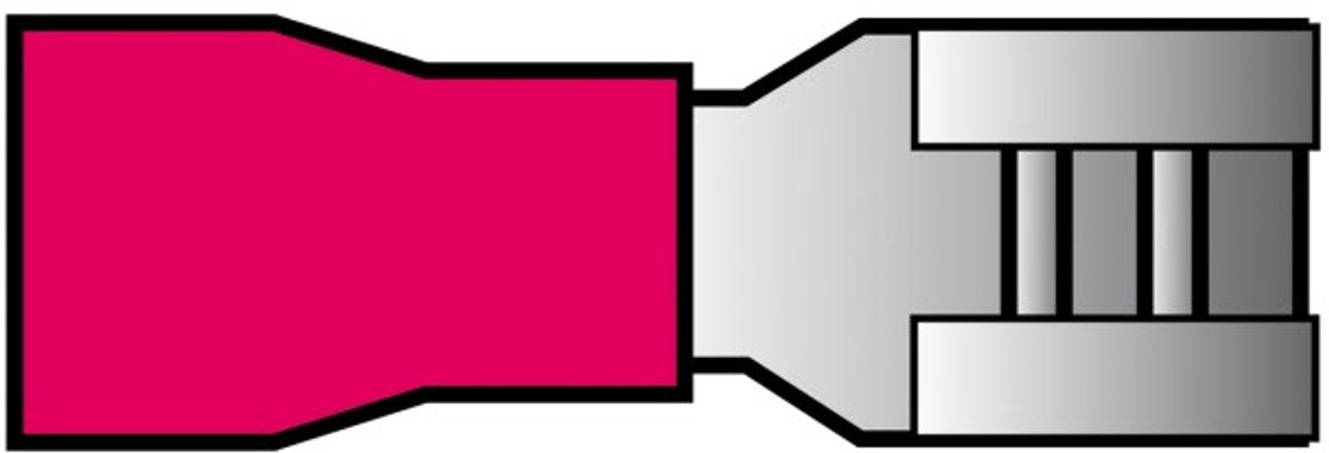 Carpoint kabelverbinders 741 rood blister 10-stuks