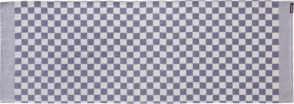 Ddddd - 2x tafelloper - barbeque - 50 x 140 cm - blauw - set van 2 stuks