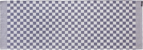 Ddddd - 2x tafelloper - barbeque - 50 x 140 cm - blauw - set van 2 stuks