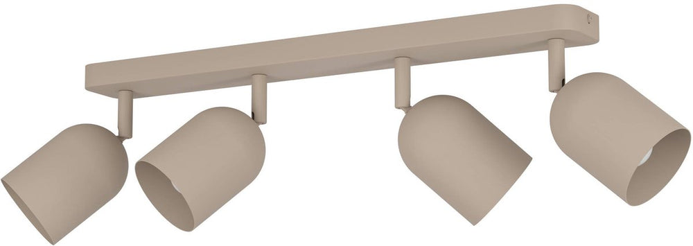 Eglo tilston spot - e14 - 58 cm - zandkleur beige crème - kantelbaar