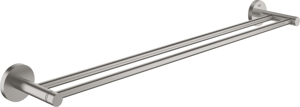 Grohe essentials handdoekhouder - 60cm - dubbel - supersteel (rvs)