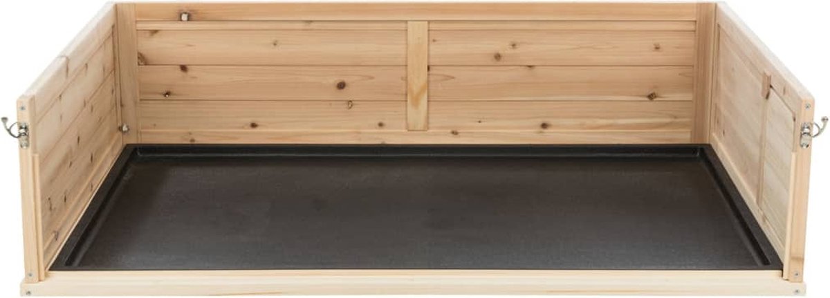 Trixie binnen ren cavia hout plexiglas