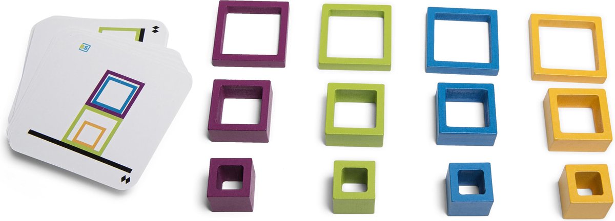 Bs speelgoed houten frames vorm en kleuren spel