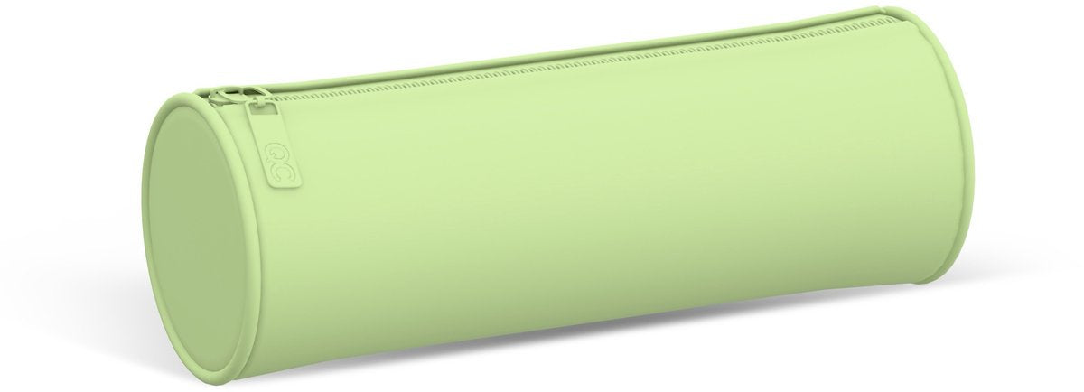 Qc colour groene pennenzak - rond - 21cm