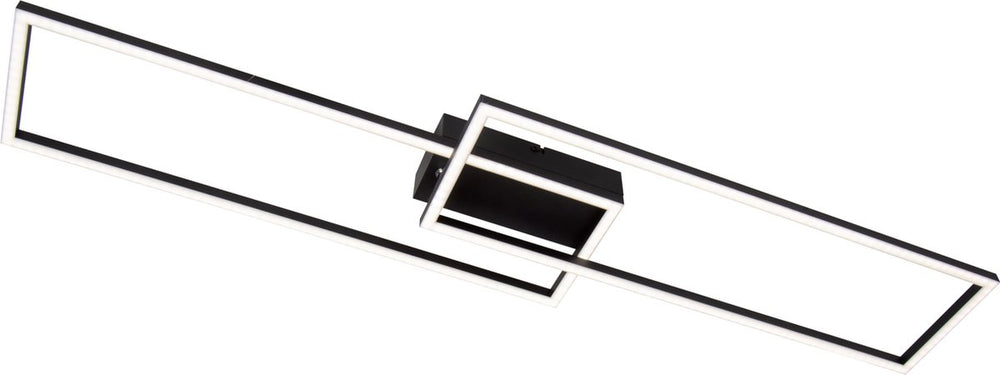 Lucide arianne - plafonnière (plafondlamp) - led - cct - 1x23w 2700k 4000k - zwart