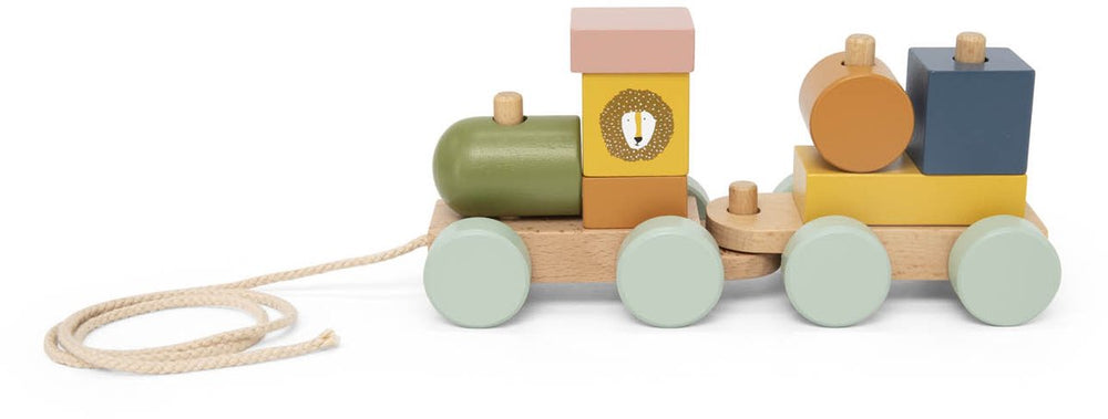 Trixie houten mini dierentrein – 18m+ – fsc hout - leuk als verjaardagscadeau