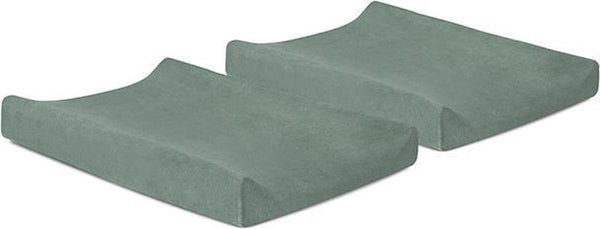 Jollein aankleedkussenhoes badstof 50x70cm ash green (2pack)