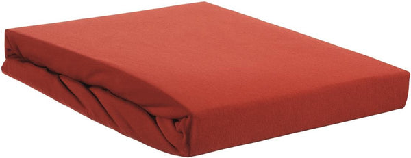 Beddinghouse - jersey - 95% katoen - 5% lycra - hoeslaken - 100x220 cm - koraalrood