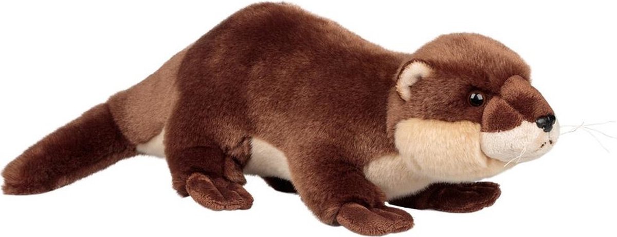 Tobar pluche knuffeldier rivier otter 43 cm - water dieren speelgoed knuffels