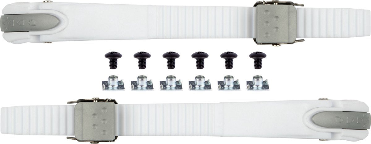 Nijdam snelsluitingset -a*- 2 stuks - wit