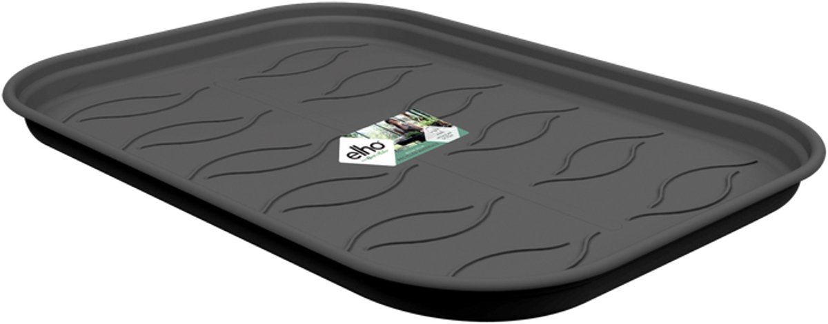 Elho green basics kweektray schotel 51 - schotel voor binnen en buiten - kweken en oogsten - ø 51.0 x h 2.4 cm - living black