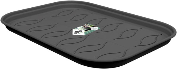 Elho green basics kweektray schotel 51 - schotel voor binnen en buiten - kweken en oogsten - ø 51.0 x h 2.4 cm - living black
